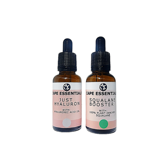 100% Squalane Booster (30ml) & Just Hyaluron (30ml)